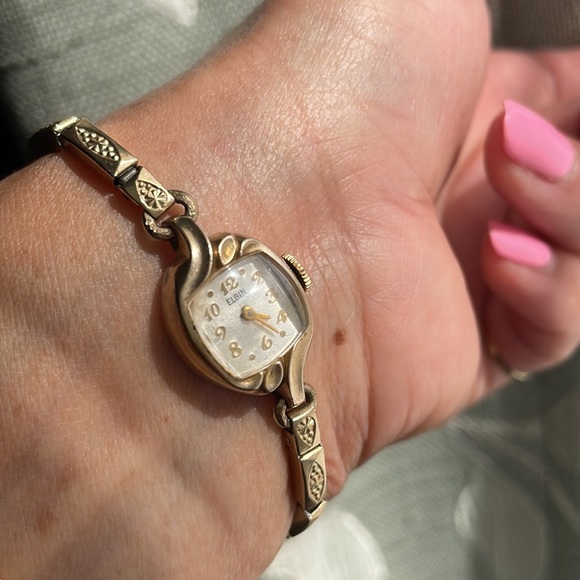 COPY - Vintage Elgin 10K RPG Winding Ladies Watch